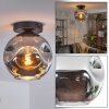 Ripoll Plafonnier, Boule lumineuse Fumé, 1 lumière