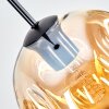 Ripoll Suspension, Boule lumineuse, Suspension Ambre, Clair, 1 lumière