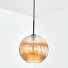 Koyoto Suspension, Boule lumineuse, Suspension Ambre, 1 lumière