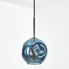Ripoll Suspension, Boule lumineuse, Suspension Bleu, 1 lumière