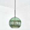 Koyoto Suspension, Boule lumineuse, Suspension Vert, 1 lumière