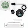 Koyoto Suspension, Boule lumineuse, Suspension Vert, 1 lumière