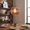 Koyoto Suspension, Boule lumineuse, Suspension Cuivré, 1 lumière