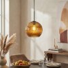 Koyoto Suspension, Boule lumineuse, Suspension Or, 1 lumière