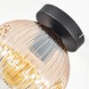 Ripoll Plafonnier, Boule lumineuse Ambre, Clair, 1 lumière