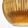 Koyoto Suspension, Boule lumineuse, Suspension Or, 1 lumière