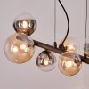 Chehalis Suspension, Boule lumineuse, Suspension Ambre, Clair, Fumé, 8 lumières