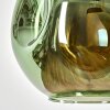 Ripoll Suspension, Boule lumineuse, Suspension Vert, 1 lumière