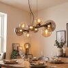 Chehalis Suspension, Boule lumineuse, Suspension Ambre, Fumé, 8 lumières