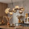 Chehalis Suspension, Boule lumineuse, Suspension Ambre, Fumé, 8 lumières