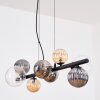 Chehalis Suspension, Boule lumineuse, Suspension Ambre, Clair, Fumé, 8 lumières