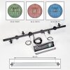 Chehalis Suspension, Boule lumineuse, Suspension Bleu, Vert, Cuivré, 8 lumières