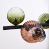 Chehalis Suspension, Boule lumineuse, Suspension Bleu, Vert, Clair, Cuivré, 8 lumières