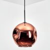 Ripoll Suspension, Boule lumineuse, Suspension Cuivré, 1 lumière