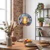 Ripoll Suspension, Boule lumineuse, Suspension Bleu, 1 lumière