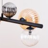 Chehalis Suspension, Boule lumineuse, Suspension Ambre, Clair, Fumé, 8 lumières