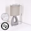 Garin Lampe à poser Gris, 1 lumière