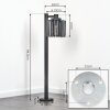 Horil Luminaire extérieur, Eclairage de chemin Noir, 1 lumière
