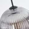 Koyoto Suspension, Boule lumineuse, Suspension Clair, Fumé, 4 lumières