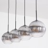 Koyoto Suspension, Boule lumineuse, Suspension Clair, Fumé, 4 lumières