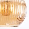 Koyoto Suspension, Boule lumineuse, Suspension Ambre, 4 lumières