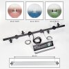 Chehalis Suspension, Boule lumineuse, Suspension Bleu, Vert, Clair, Cuivré, 8 lumières