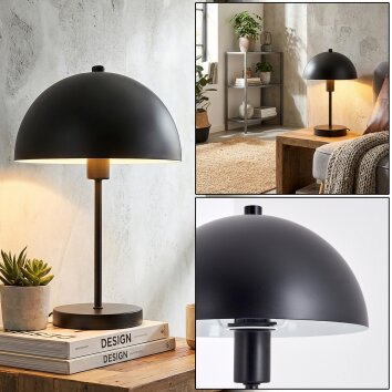 Veltri Lampe à poser Noir, 1 lumière