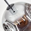 Ripoll Suspension, Boule lumineuse, Suspension Fumé, 1 lumière