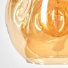 Ripoll Suspension, Boule lumineuse, Suspension Ambre, 1 lumière
