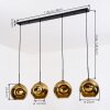 Ripoll Suspension, Boule lumineuse, Suspension Or, 4 lumières