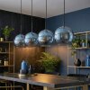 Koyoto Suspension, Boule lumineuse, Suspension Bleu, 4 lumières