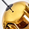 Ripoll Suspension, Boule lumineuse, Suspension Or, Clair, 1 lumière