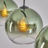 Koyoto Suspension, Boule lumineuse, Suspension Vert, Clair, 3 lumières