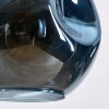 Ripoll Suspension, Boule lumineuse, Suspension Bleu, 4 lumières