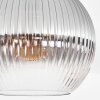 Koyoto Plafonnier, Boule lumineuse 25 cm Clair, Fumé, 1 lumière