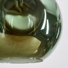 Ripoll Suspension, Boule lumineuse, Suspension Vert, 4 lumières