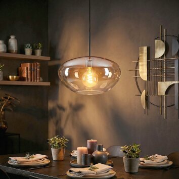 Mertola Suspension, Suspension Ambre, Clair, 1 lumière