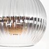 Koyoto Plafonnier, Boule lumineuse 20 cm Clair, Fumé, 1 lumière