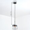 Mertola Suspension, Suspension Clair, Fumé, 1 lumière