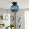 Koyoto Plafonnier, Boule lumineuse 20 cm Bleu, 1 lumière