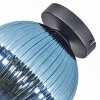 Koyoto Plafonnier, Boule lumineuse 20 cm Bleu, 1 lumière