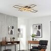 Hyacinthe Plafonnier LED Noir, 1 lumière