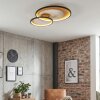 Baiyin Plafonnier LED Or, Noir, 1 lumière