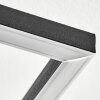 Macos Plafonnier LED Couleur bois, Noir, 1 lumière