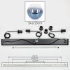 Koyoto Suspension, Boule lumineuse, Suspension Bleu, Clair, 3 lumières