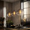 Koyoto Suspension, Boule lumineuse, Suspension Clair, Fumé, 3 lumières