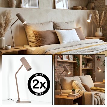 Wolar Lampe à poser LED Sable, 1 lumière