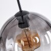 Koyoto Suspension, Boule lumineuse, Suspension Clair, Fumé, 3 lumières