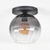 Koyoto Plafonnier, Boule lumineuse 25 cm Clair, Fumé, 1 lumière
