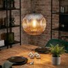 Ripoll Suspension, Boule lumineuse, Suspension Chrome, Fumé, 1 lumière